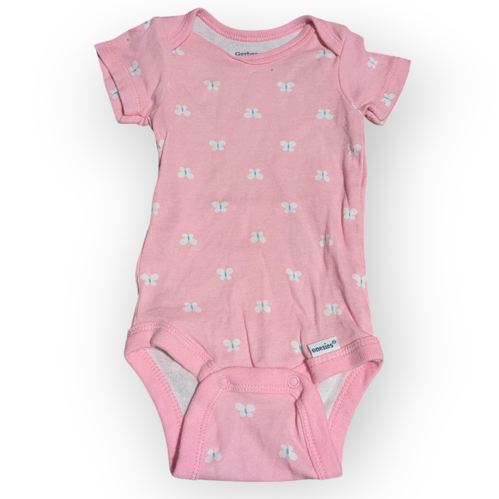 Pink Gerber Baby Onesie